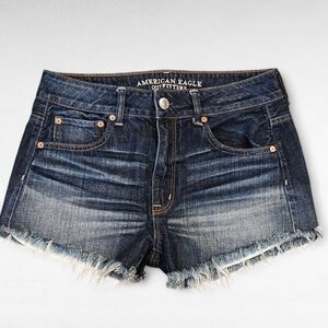 American Eagle Outfitters Hi-Rise Cut Off Jean Shorts Size 8